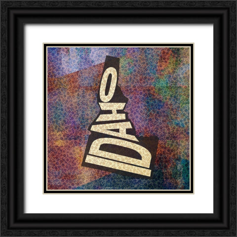 Idaho Black Ornate Wood Framed Art Print with Double Matting by Art Licensing Studio