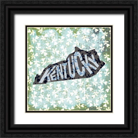 Kentucky Black Ornate Wood Framed Art Print with Double Matting by Art Licensing Studio