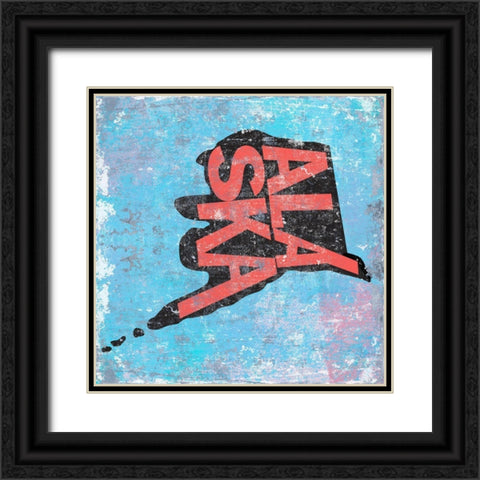 Alaska Black Ornate Wood Framed Art Print with Double Matting by Art Licensing Studio