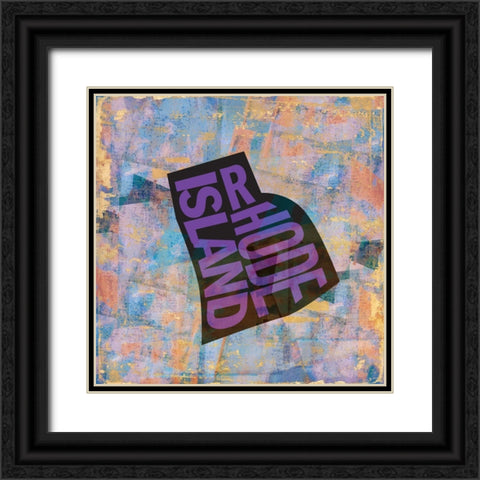 Rhode Island Black Ornate Wood Framed Art Print with Double Matting by Art Licensing Studio