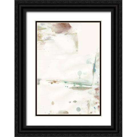 Water spot 1 Black Ornate Wood Framed Art Print with Double Matting by Art Licensing Studio