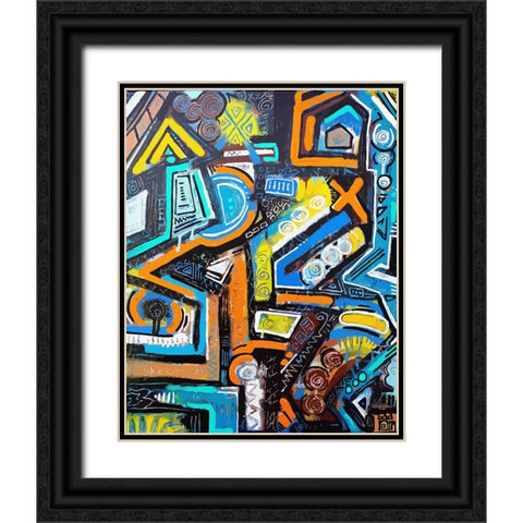 Broken Vessel Black Ornate Wood Framed Art Print with Double Matting by Mcilwaine, Alloyius