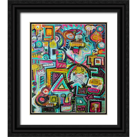 Counting Sideways 8s Black Ornate Wood Framed Art Print with Double Matting by Mcilwaine, Alloyius