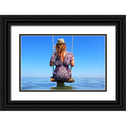 20180816_191419 Black Ornate Wood Framed Art Print with Double Matting by Heine, Ben