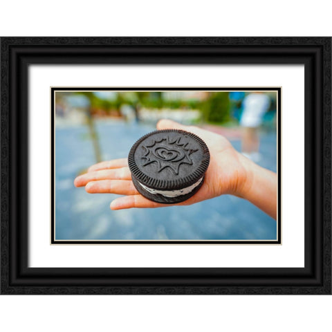 Biscuit Black Ornate Wood Framed Art Print with Double Matting by Heine, Ben