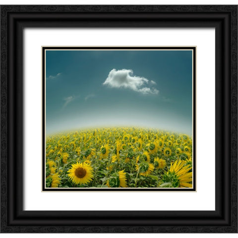 Be Unique Black Ornate Wood Framed Art Print with Double Matting by Heine, Ben