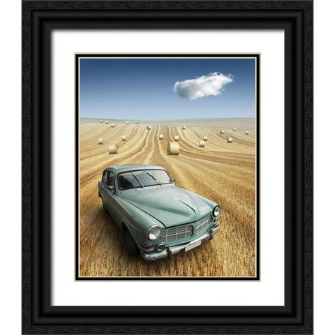 Nowhere to be Found Black Ornate Wood Framed Art Print with Double Matting by Heine, Ben