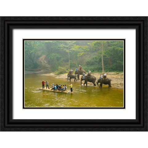 Thailand - 304 Black Ornate Wood Framed Art Print with Double Matting by Heine, Ben