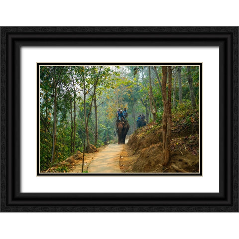 Thailand - 326 Black Ornate Wood Framed Art Print with Double Matting by Heine, Ben