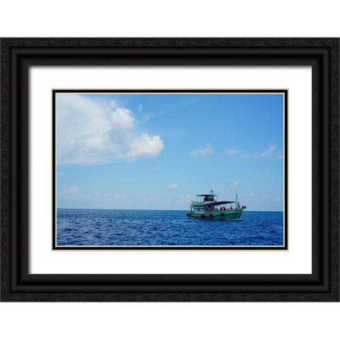 Thailand - 398 Black Ornate Wood Framed Art Print with Double Matting by Heine, Ben