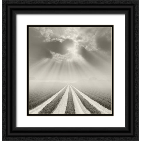 There is a God Somewhere Black Ornate Wood Framed Art Print with Double Matting by Heine, Ben