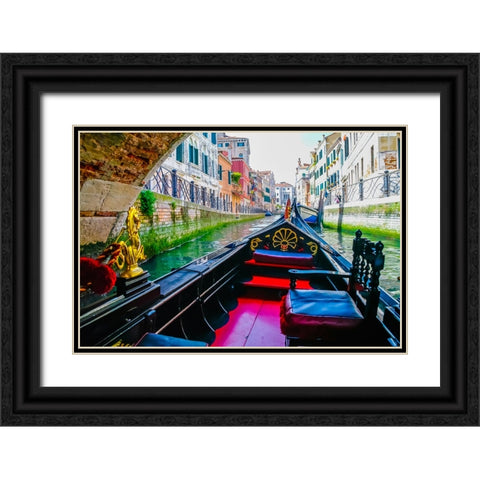 _SAM0741 Black Ornate Wood Framed Art Print with Double Matting by Heine, Ben
