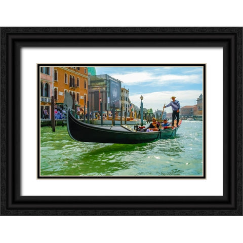 _SAM0757 Black Ornate Wood Framed Art Print with Double Matting by Heine, Ben