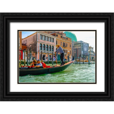 _SAM0759 Black Ornate Wood Framed Art Print with Double Matting by Heine, Ben