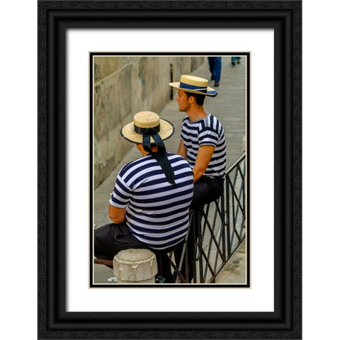 _SAM0790 Black Ornate Wood Framed Art Print with Double Matting by Heine, Ben