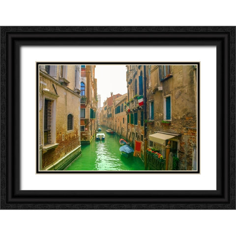 _SAM0871 Black Ornate Wood Framed Art Print with Double Matting by Heine, Ben