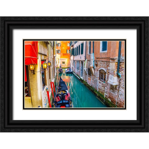 _SAM0949 Black Ornate Wood Framed Art Print with Double Matting by Heine, Ben