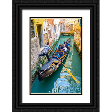 _SAM0957 Black Ornate Wood Framed Art Print with Double Matting by Heine, Ben