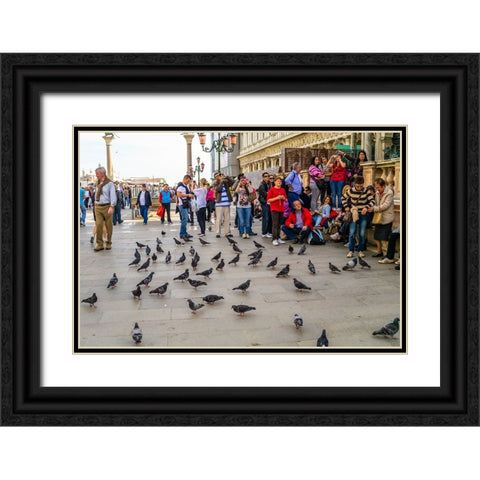 _SAM0987 Black Ornate Wood Framed Art Print with Double Matting by Heine, Ben