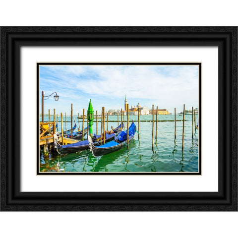 _SAM0996 Black Ornate Wood Framed Art Print with Double Matting by Heine, Ben