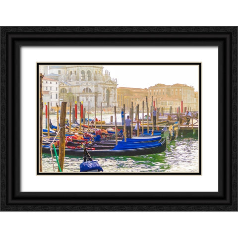 _SAM1048 Black Ornate Wood Framed Art Print with Double Matting by Heine, Ben