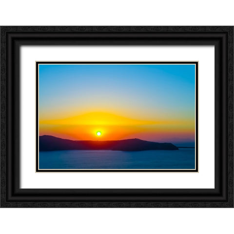 _SAM4004 Black Ornate Wood Framed Art Print with Double Matting by Heine, Ben