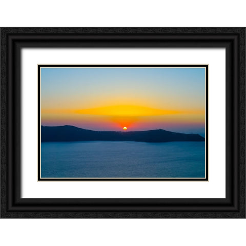 _SAM4014 Black Ornate Wood Framed Art Print with Double Matting by Heine, Ben