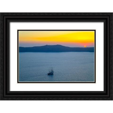 _SAM4017 Black Ornate Wood Framed Art Print with Double Matting by Heine, Ben