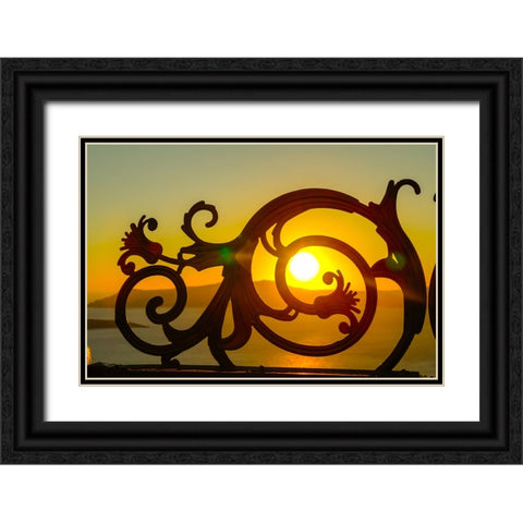 _SAM4678 Black Ornate Wood Framed Art Print with Double Matting by Heine, Ben