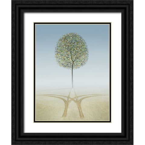 Eden Black Ornate Wood Framed Art Print with Double Matting by Heine, Ben