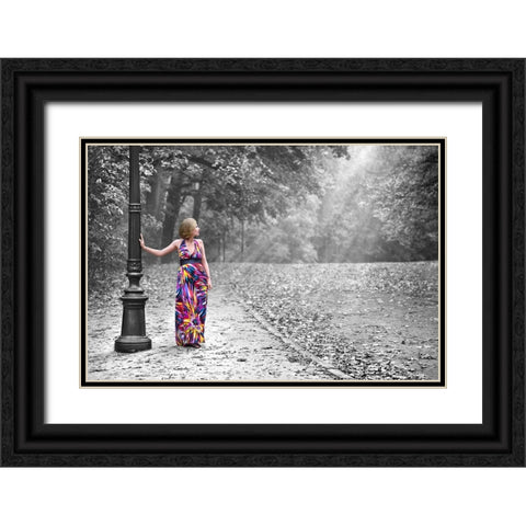 I Have Been There Black Ornate Wood Framed Art Print with Double Matting by Heine, Ben