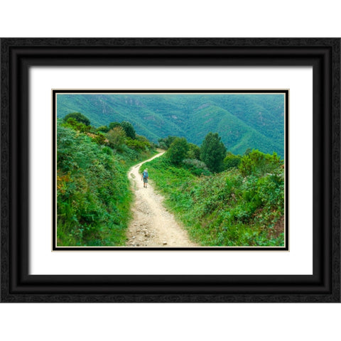 Santiago de Compostela pilgrimage - 242 Black Ornate Wood Framed Art Print with Double Matting by Heine, Ben