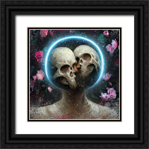 Astro Cruise 11 - Forever Connected in the Cosmos Black Ornate Wood Framed Art Print with Double Matting by Heine, Ben