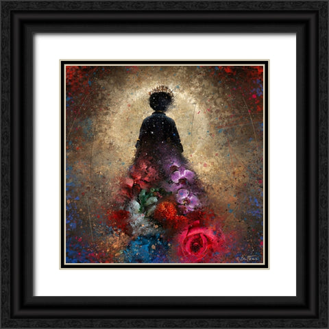 Astro Cruise 18 - Astro Queen RIP Black Ornate Wood Framed Art Print with Double Matting by Heine, Ben