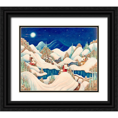 12 Black Ornate Wood Framed Art Print with Double Matting by Bell, Bill