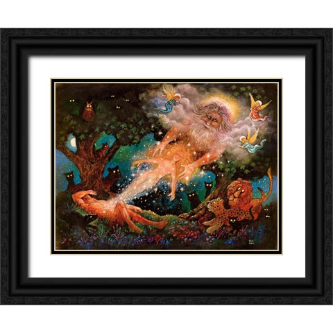 19 Black Ornate Wood Framed Art Print with Double Matting by Bell, Bill