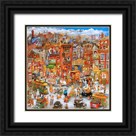 23 Black Ornate Wood Framed Art Print with Double Matting by Bell, Bill