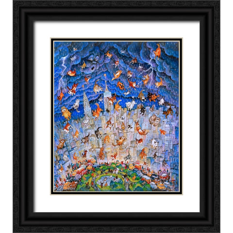 48 Black Ornate Wood Framed Art Print with Double Matting by Bell, Bill