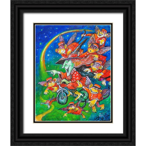 Look To The Rainbow Black Ornate Wood Framed Art Print with Double Matting by Bell, Bill