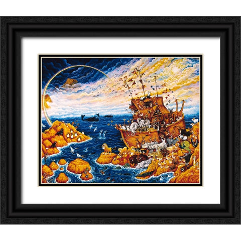 A New Beginning Black Ornate Wood Framed Art Print with Double Matting by Bell, Bill