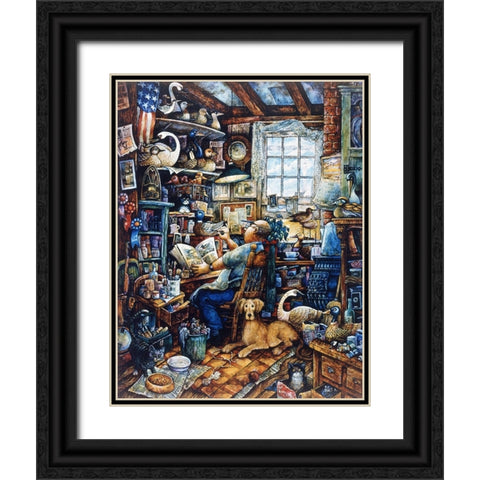 Birdman  Black Ornate Wood Framed Art Print with Double Matting by Bell, Bill