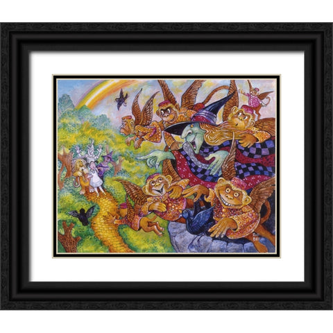 The Wicked Witch Black Ornate Wood Framed Art Print with Double Matting by Bell, Bill