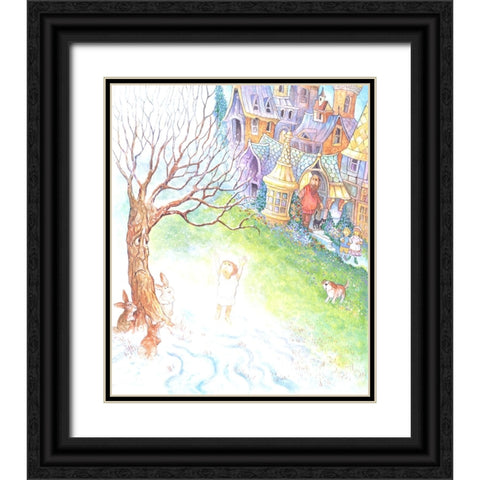 The Selfish Giant #16 Black Ornate Wood Framed Art Print with Double Matting by Bell, Bill