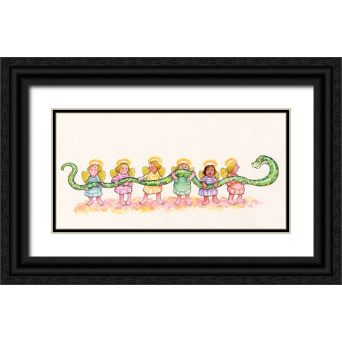 15B Black Ornate Wood Framed Art Print with Double Matting by Bell, Bill