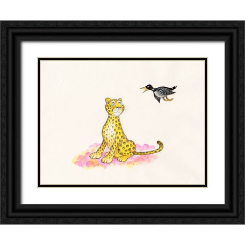 22B Black Ornate Wood Framed Art Print with Double Matting by Bell, Bill