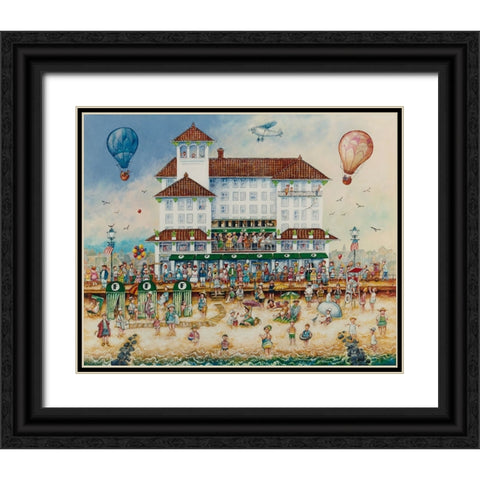 Flanders Memories Black Ornate Wood Framed Art Print with Double Matting by Bell, Bill