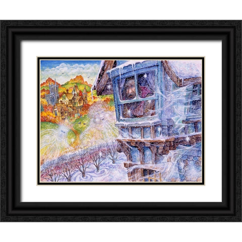 The Selfish Giant #6 Black Ornate Wood Framed Art Print with Double Matting by Bell, Bill