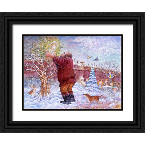 The Selfish Giant #10 Black Ornate Wood Framed Art Print with Double Matting by Bell, Bill