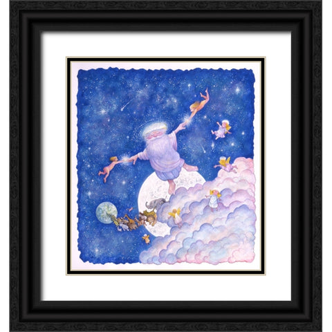 My Stars Said God Black Ornate Wood Framed Art Print with Double Matting by Bell, Bill