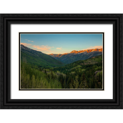 A Million Dollar View Black Ornate Wood Framed Art Print with Double Matting by Sherrell, Bill